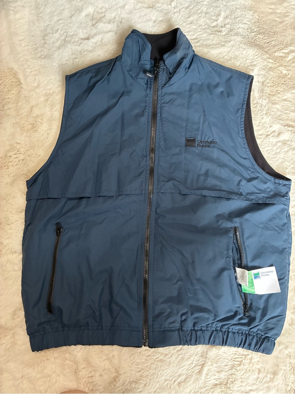 NWT Ontario Parks Heritage Windproof Breathable Travel Vest